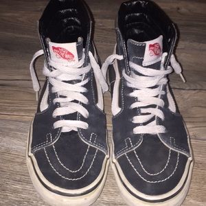 Vans Black High Top Skater Shoes
